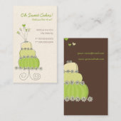 Carte faite sur commande de profil de gâteau de (Devant / Derrière)