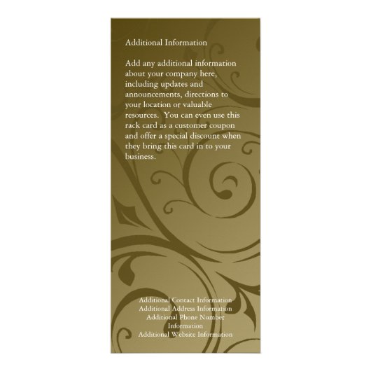 Carte faite sur commande de support, conception de (Dos)