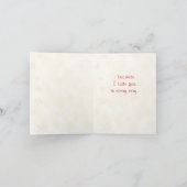 Carte faite sur commande de Valentine pour des (Intérieur)