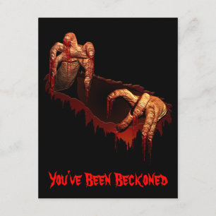 Carte faite sur commande de zombi de Halloween