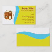 Carte faite sur commande d'entreprise immobilière (Devant / Derrière)