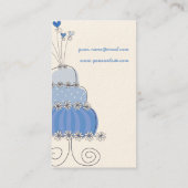 Carte faite sur commande douce de profil de gâteau (Dos)