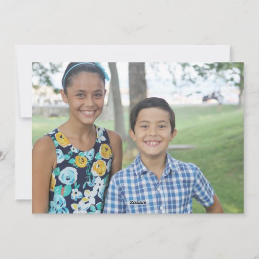 Carte faite sur commande Feliz de pleines chutes (Dos)