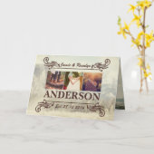 Carte Faites à votre propre hanche le rétro collage de (Fleur jaune)