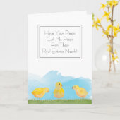 Carte Faites Appeler Mes Potes Par Vos Potes Marketing (Fleur jaune)