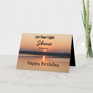 Carte Faites briller votre citation de la Bible d'Annive