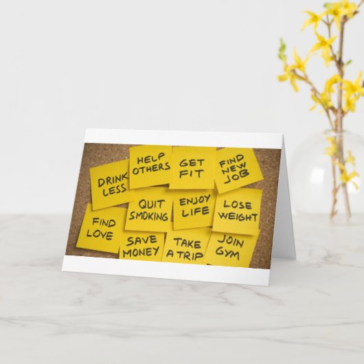 CARTE FAITES CE QUE **VOUS VOULEZ** EN 2019 NOUVEL AN (Fleur jaune)