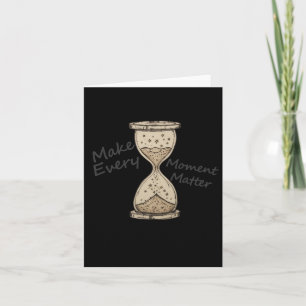 Carte Faites chaque instant Sticker horaire
