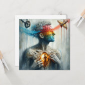 Carte Faites face à vos blessures (Devant/Arrière en situation)