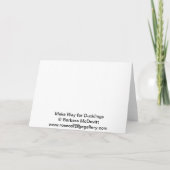 Carte Faites la manière pour des canetons (Dos)