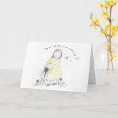 Carte Faites la musique (Fleur jaune)