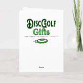 Carte Faites le plus beau Noël par Par | Disk Golf (Dos)