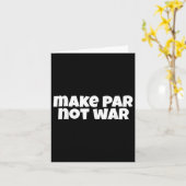 Carte Faites Par Not War Golf Handicap Tee Putter Driver (Fleur jaune)