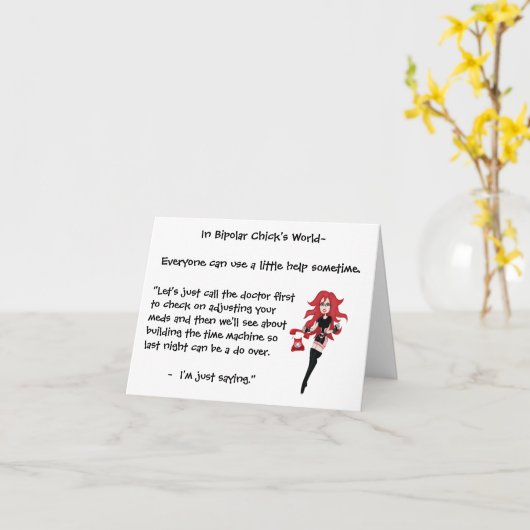 Carte Faites plus de (Fleur jaune)