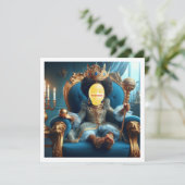 Carte Faites royal mon enfant, princesse noire, reine no (Debout devant)