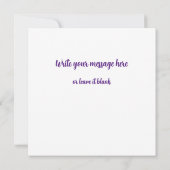 Carte Faites royal mon enfant, princesse noire, reine no (Dos)