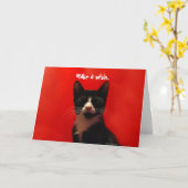 Carte Faites un ^_^ de souhait (Fleur jaune)