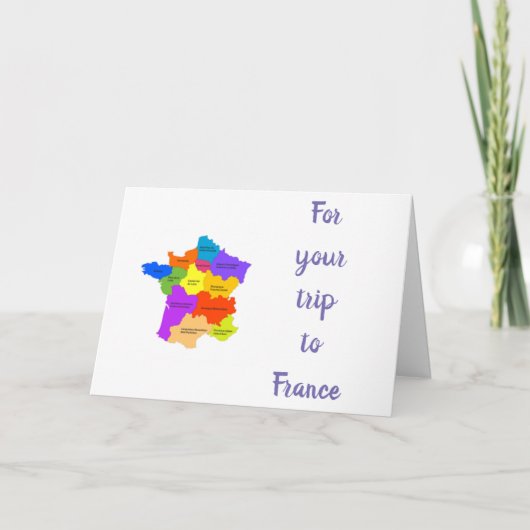 CARTE FAITES UN "GRAND VOYAGE" EN *FRANCE* (Devant)