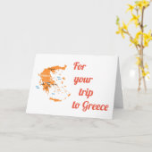 CARTE FAITES UN "GRAND VOYAGE" EN *GRÈCE*