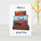 CARTE FAITES UN "GRAND VOYAGE", QUEL QUE SOIT L'ENDROIT  (Fleur jaune)