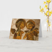 Carte Faites un joyeux bruit au Seigneur ! (Fleur jaune)