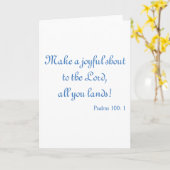 Carte Faites un Joyeux cri (Fleur jaune)