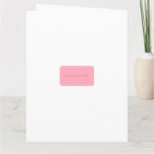 Carte "Faites un voeu" Gâteau d'anniversaire (Dos)