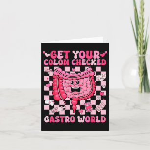 Carte Faites vérifier votre côlon Gastro World Infirmièr