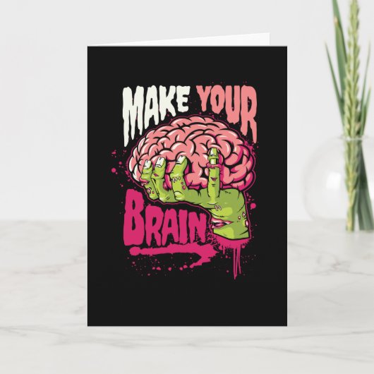 Carte Faites votre cerveau (Devant)