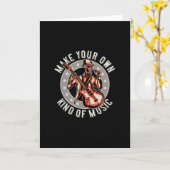 Carte Faites Votre Propre Musique (Fleur jaune)