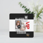 Carte Faites votre propre VIP Pass 8 façons de personnal (Debout devant)