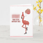 Carte Faites votre show ! (Fleur jaune)