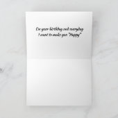 CARTE FAITES-VOUS "HEUREUX" POUR VOTRE ANNIVERSAIRE (Intérieur)