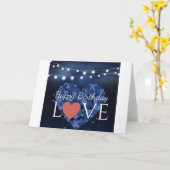 CARTE FAITES-VOUS "HEUREUX" POUR VOTRE ANNIVERSAIRE (Fleur jaune)