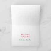 Carte Faites-vous un joyeux petit Noël Personnaliser (Intérieur)
