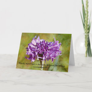 Carte Faith Be Strong Encouragement Card
