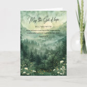 Carte Faith Bible Verse Romans 15:13 (Devant)