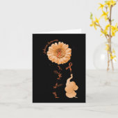 Carte Faith Hope combattre l'amour Eléphant Leucémie de (Fleur jaune)