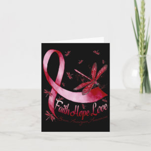 Carte Faith Hope Love Cerveau Aneurysme Sensibilisation