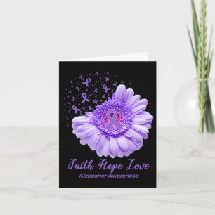 Carte Faith Hope Love Heimerheimer Awareness Cadfts