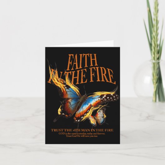 Carte Faith In The Fire (Devant)