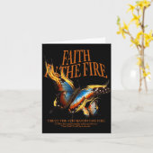 Carte Faith In The Fire (Fleur jaune)