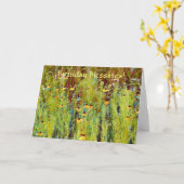 Carte Faith Joyeux Anniversaire Bénédictions Verset Bibl (Fleur jaune)