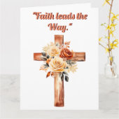 Carte Faith Leads (Fleur jaune)