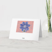 Carte Faith Orange Gold Rose Bible Verse Note Card (Dos)