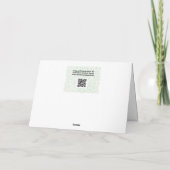 Carte Faith Pretty Rose Hibiscus Flower Art (Dos)