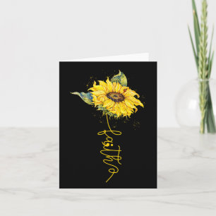 Carte Faith Sunflower Semicolon Prévention du suicide