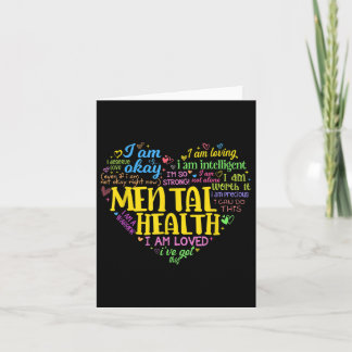Carte Faits Psychologue Cerveau humain Santé mentale Con