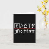 Carte Faits sur les études athées de la fiction  (Fleur jaune)