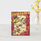 Carte Faits sur l'Indiana (Fleur jaune)